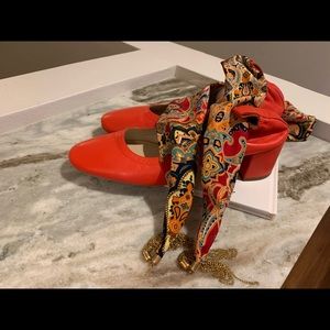 Everlane Glove Heel Cherry Red Heel